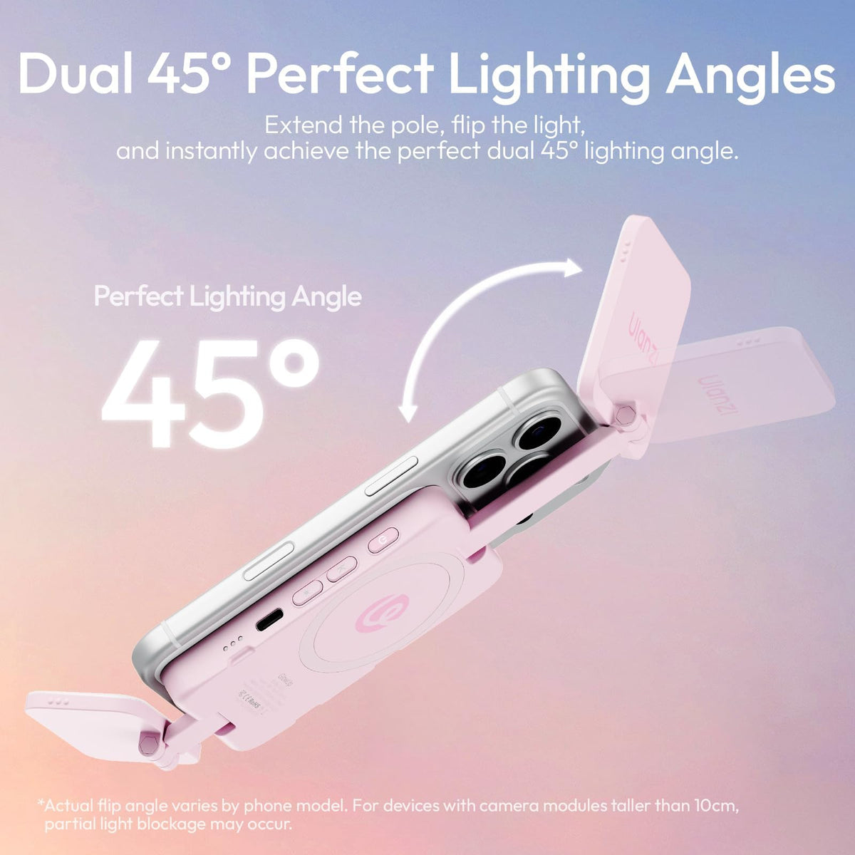 ULANZI GL01 Magnetic Phone Light LED Selfie Light for iPhone - ULANZI Official Imagery - 6