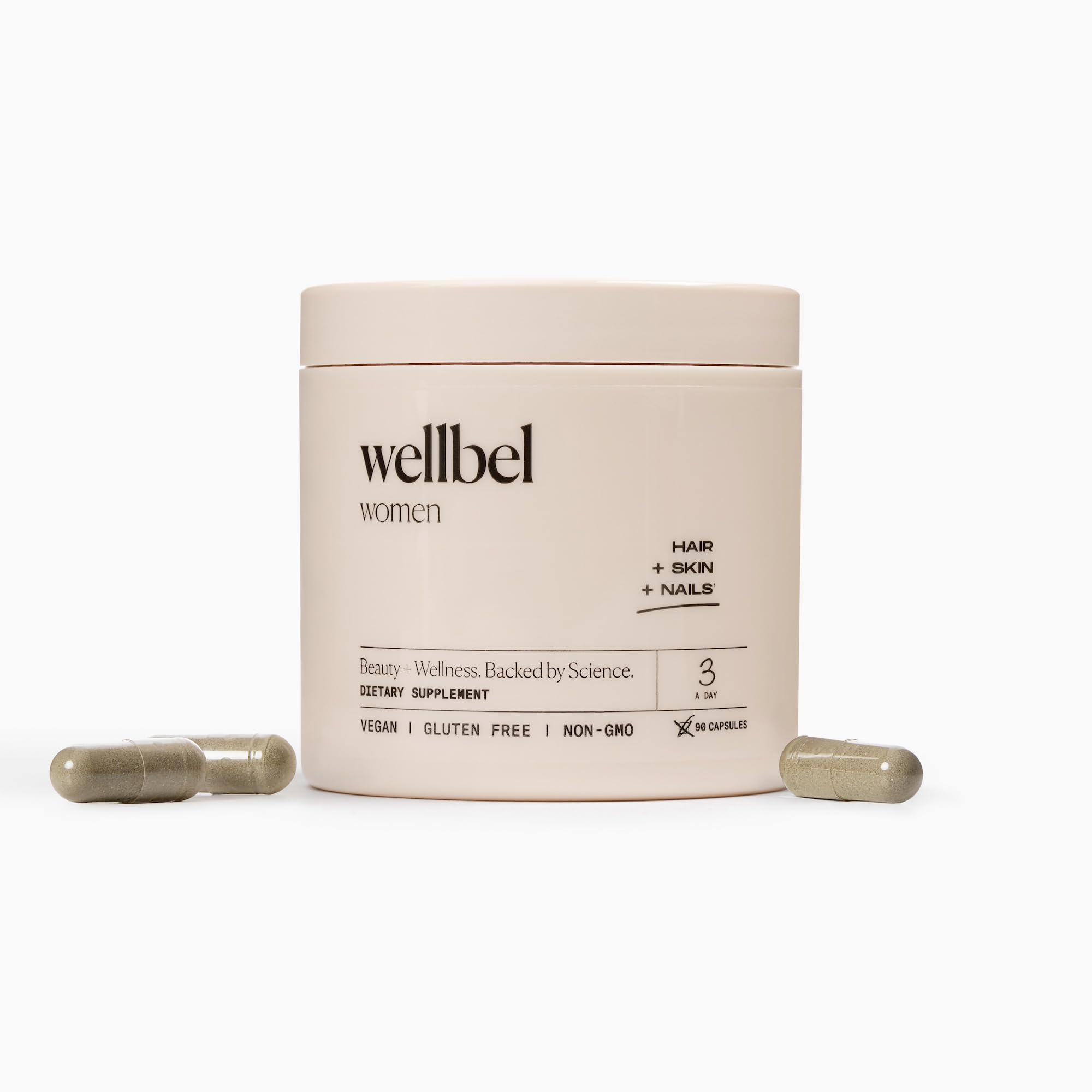 WELLBEL Women Clean Supplement for Hair Skin and Nails Vegan - WELLBEL Official Imagery - 1