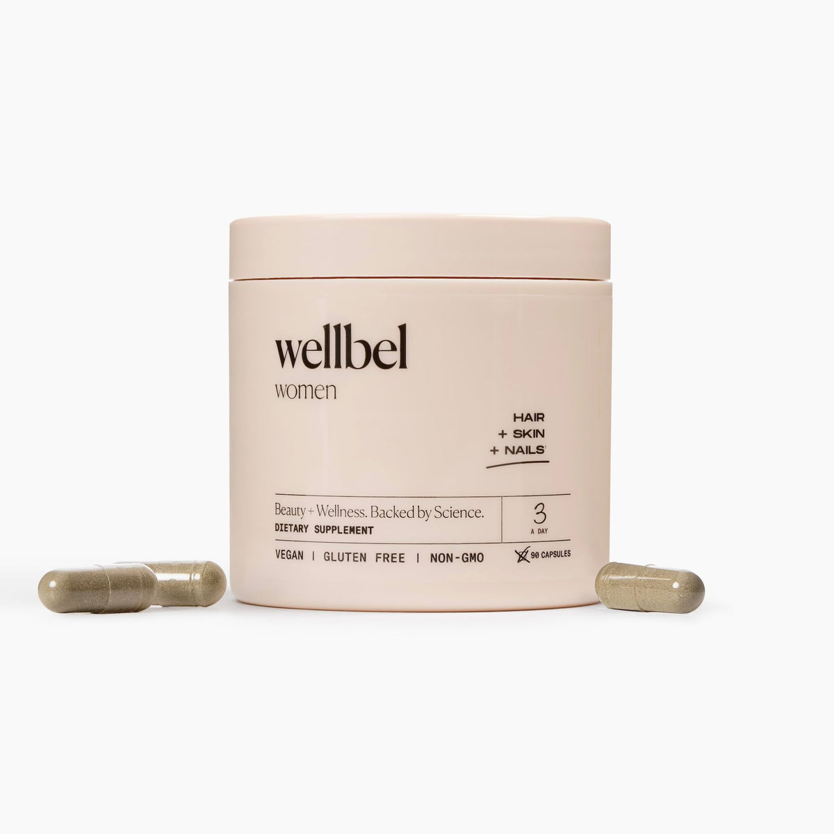 WELLBEL Women Clean Supplement for Hair Skin and Nails Vegan - WELLBEL Official Imagery - 2