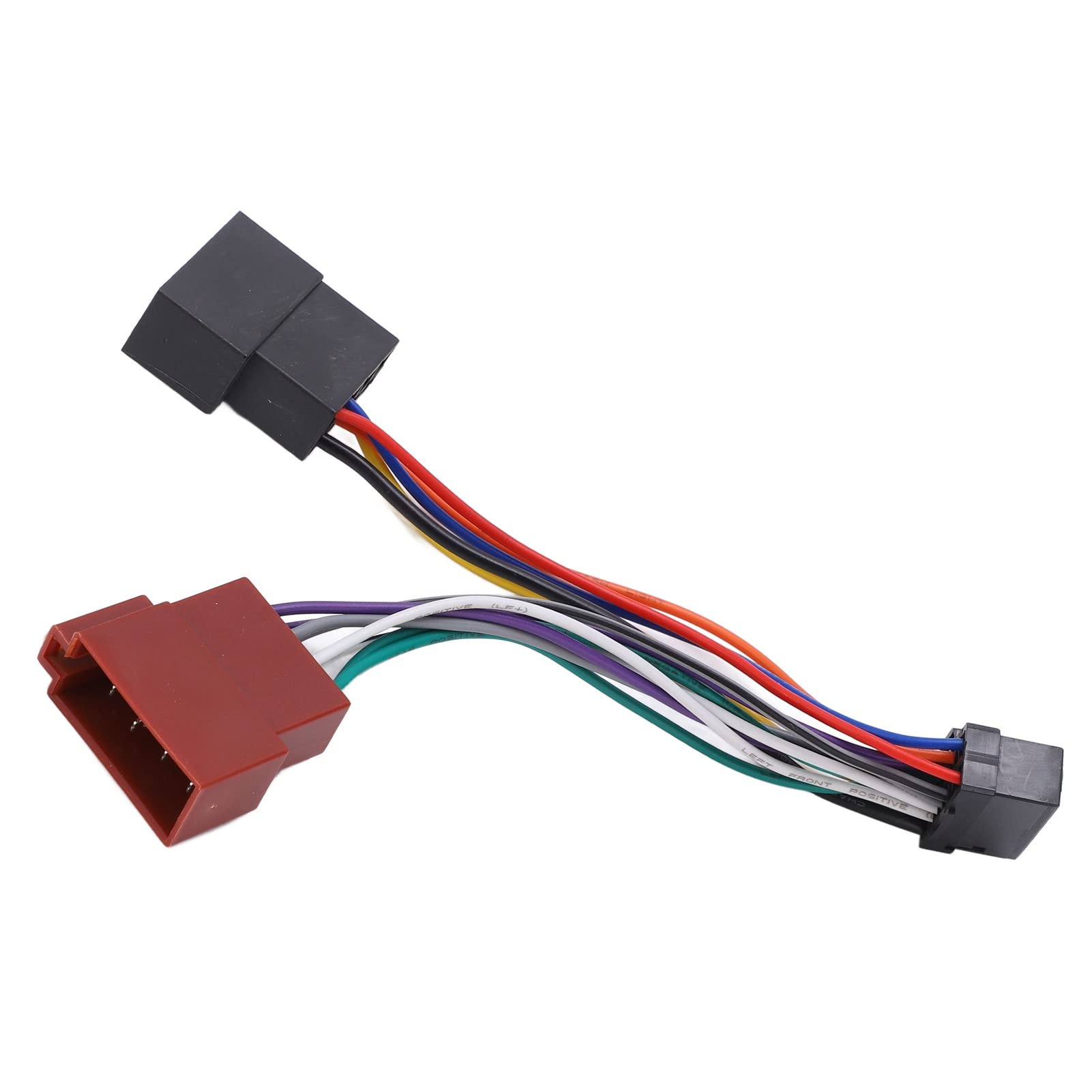 Zohisin Stereo Radio Harness Connector Adapter pre Stripped 17. 0×8. 0×2. 0 iso Wiring Harness Connector Adaptor Plug 16 pin car Stereo Radio Replacement for Plastic Lasting
