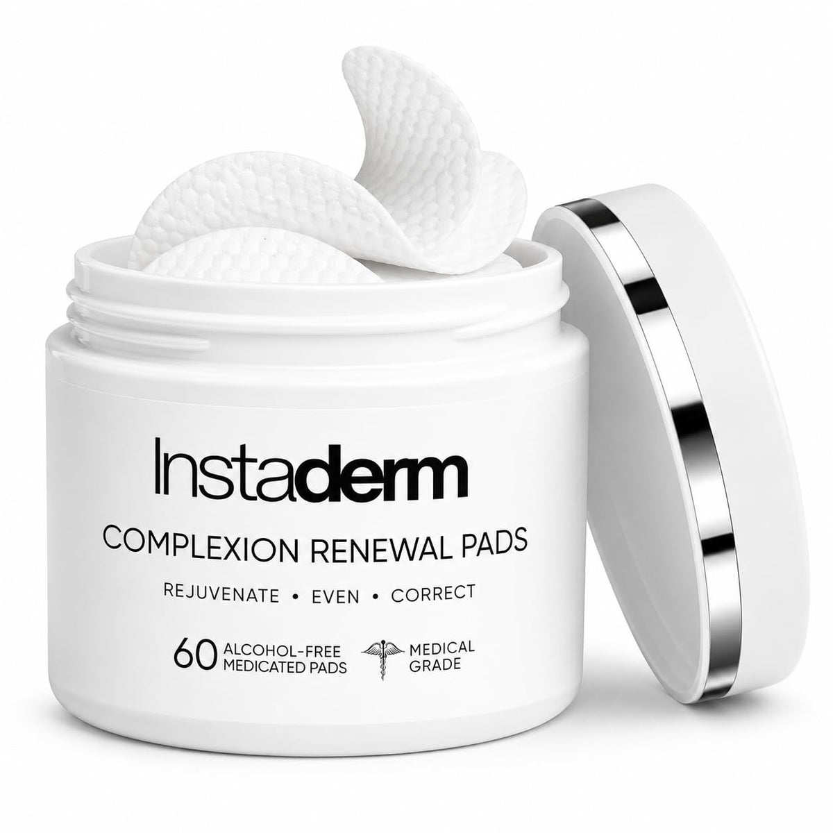 Acne Treatment Pads with Salicylic Glycolic Lactic Acid - Instaderm Official Imagery - 2