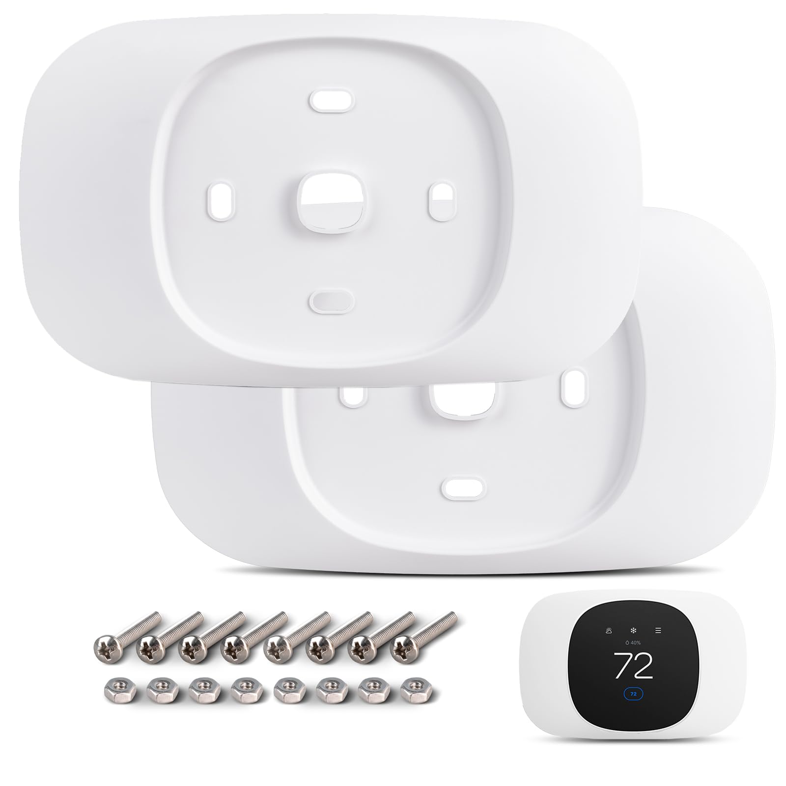 CERCGVEL Trim Plate Compatible with ecobee Smart Thermostat Essen - CERCGVEL Official Product View 8