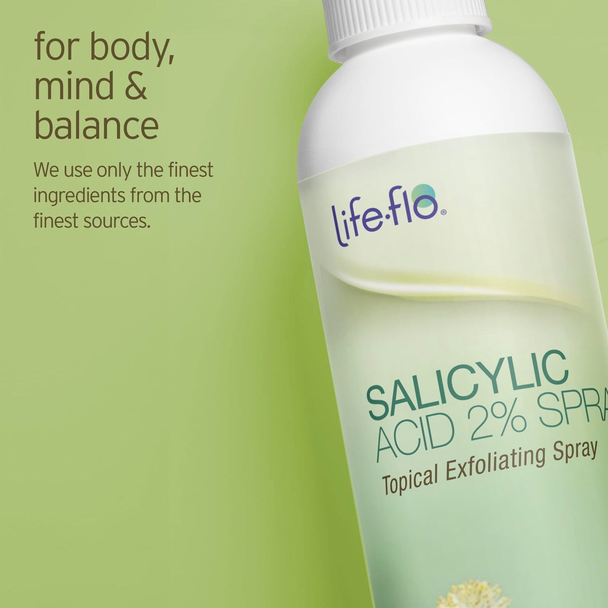 LIFE FLO 2 Salicylic Acid Face and Body Spray - LIFE-FLO Official Imagery - 6