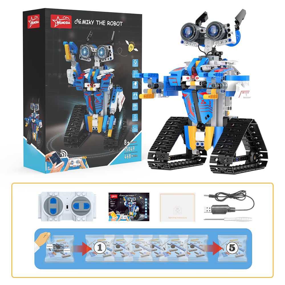 Robot Toys for 8 16 Year Old Boys Girls Kids with APP or - Henoda Official Imagery - 6