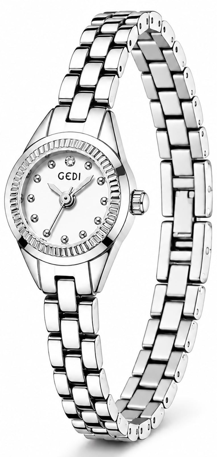 MASTOP Petite Quartz Watch for Women 17mm Dial Stainless - MASTOP Official Imagery - 8