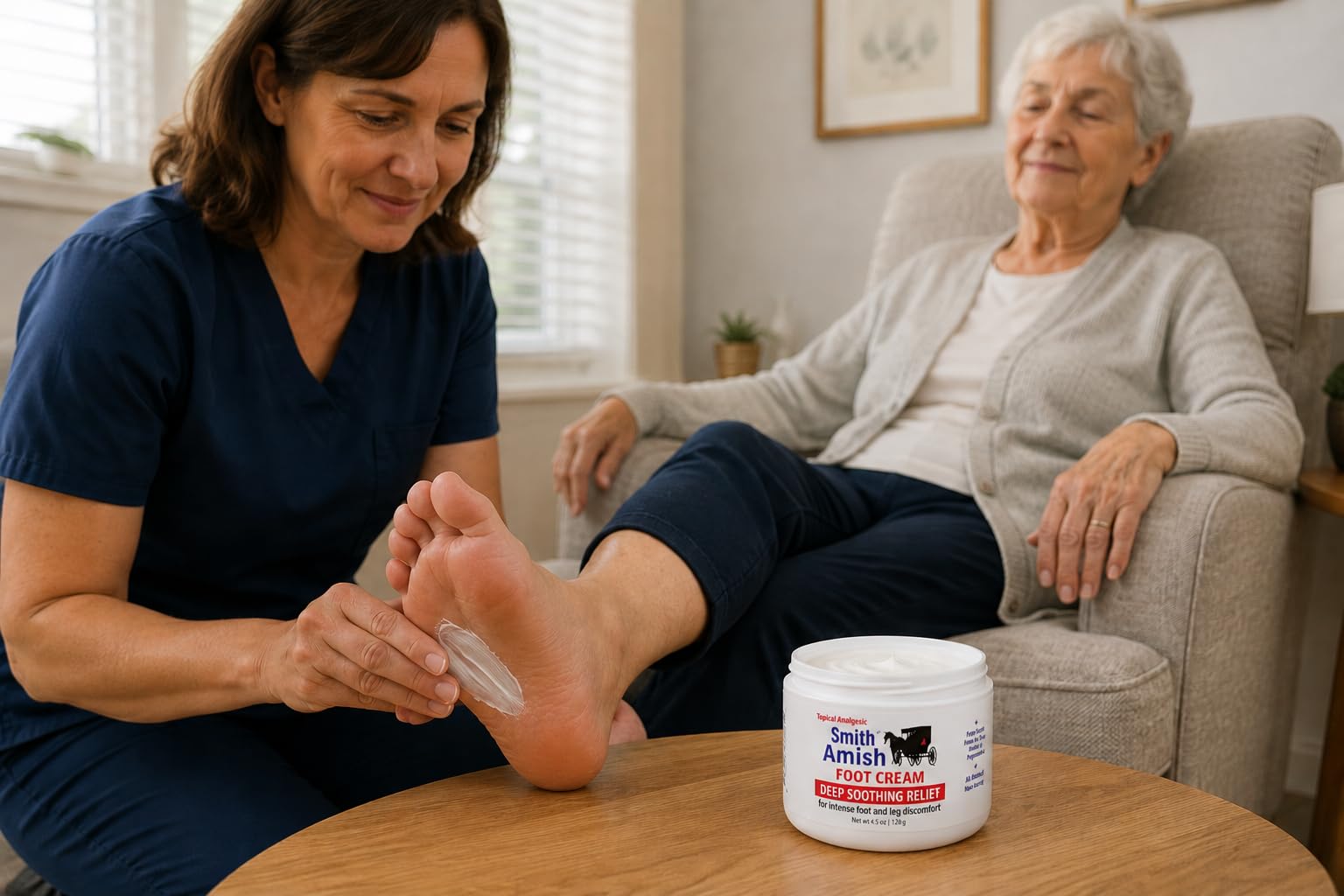 Smith Amish Foot Cream – Cooling Relief for Tired Feet 4.5 oz
