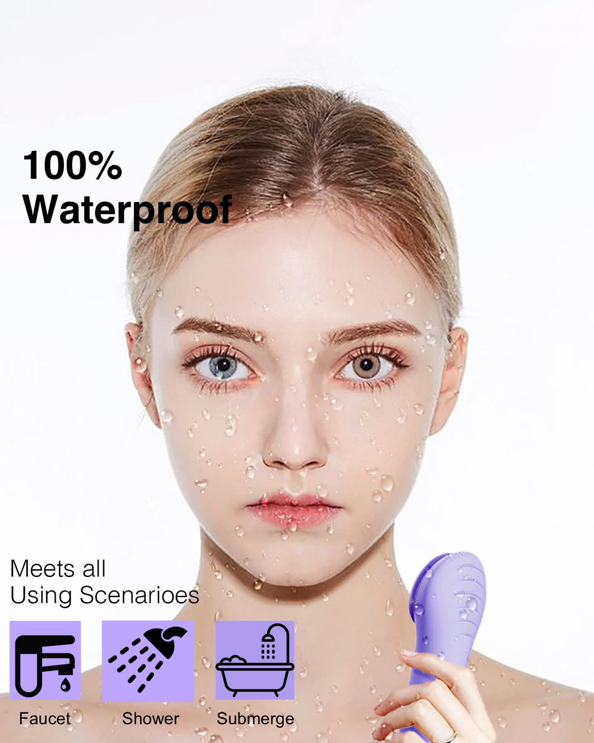NgraCoola CLIE Facial Cleansing Brush - NågraCoola Official Imagery - 3