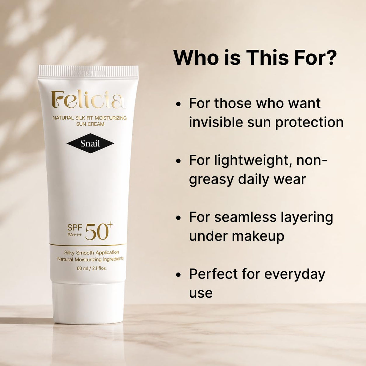 Korean Snail Mucin Sunscreen - Premium Selection Official Imagery - 5