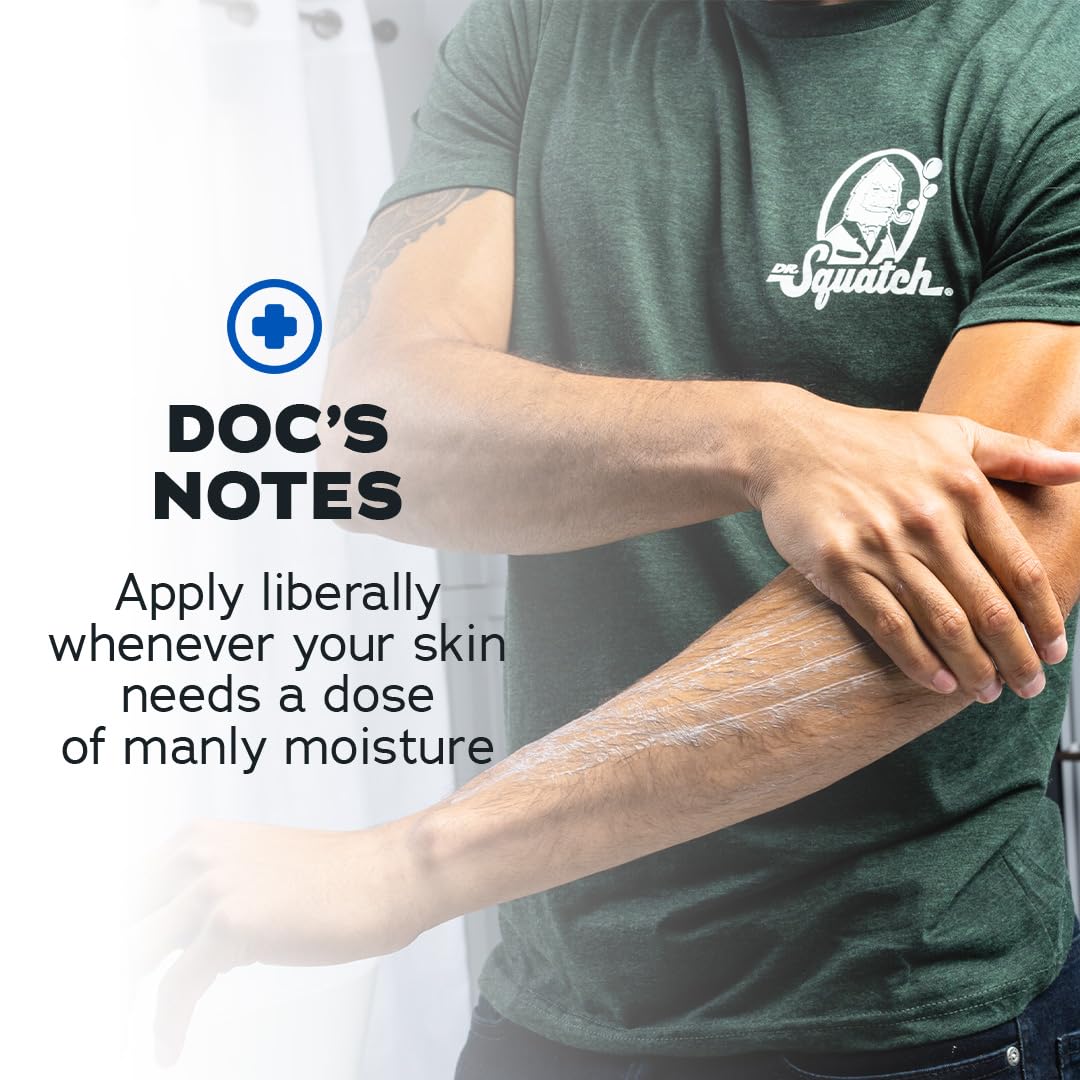 Dr Squatch Natural Hand and Body Lotion for Men - Dr. Squatch Official Imagery - 8