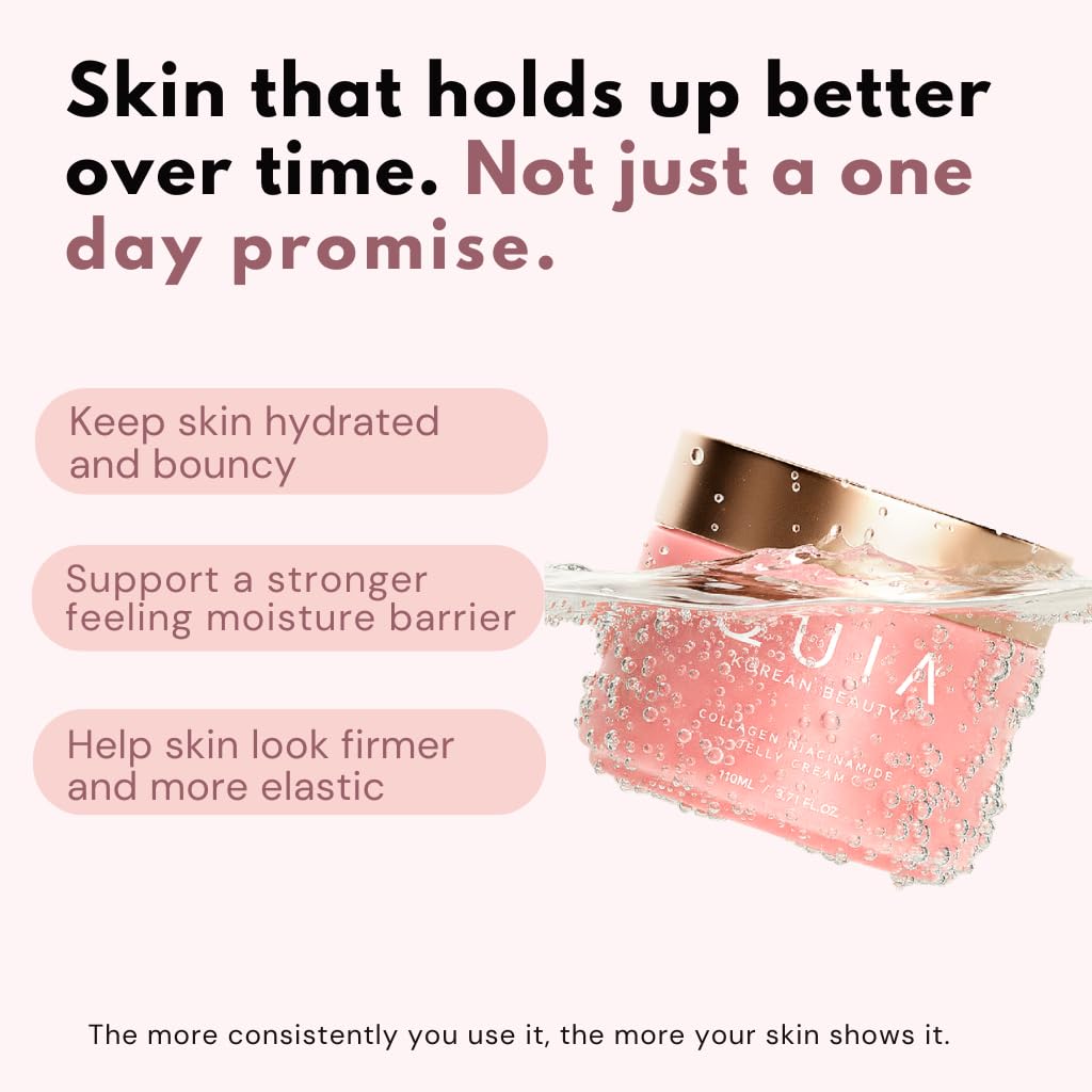 QUIA Beauty QUIA Collagen Jelly Cream– Fast - Absorbing Glow Under Makeup - QUIA Beauty Official Product View 4