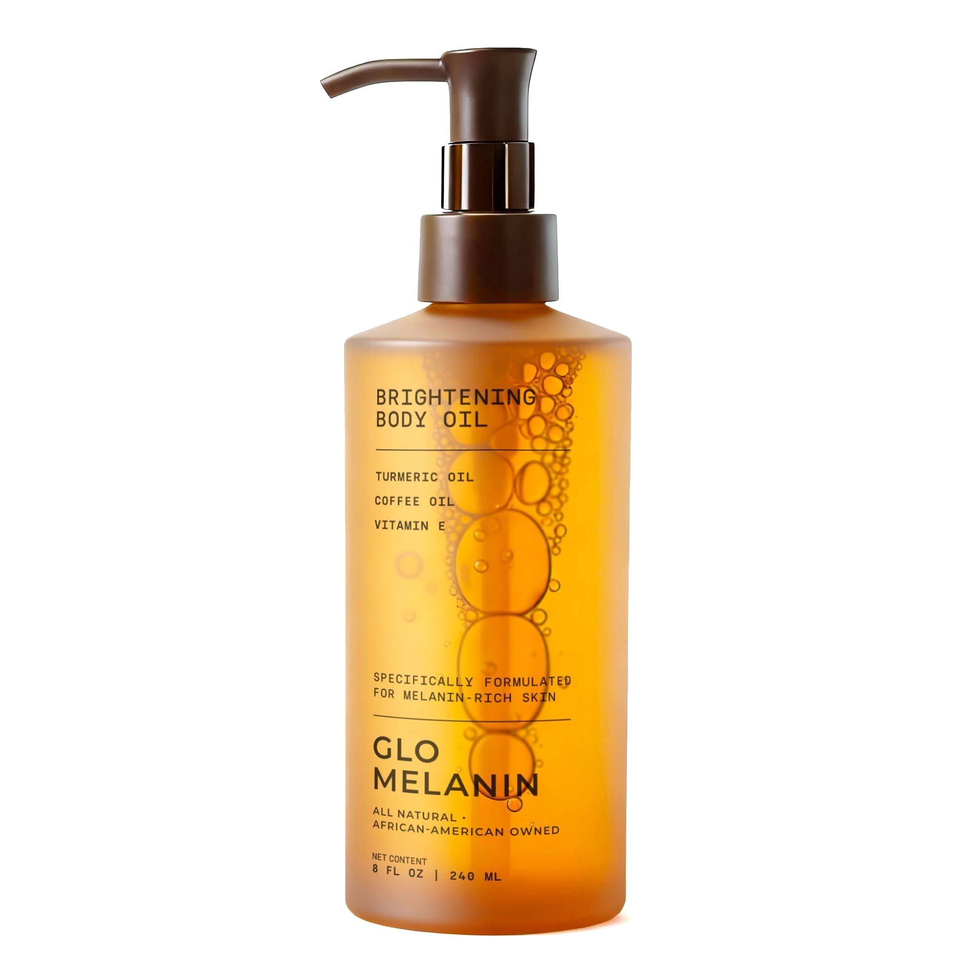 Glo Melanin Brightening Body Oil – Topical Moisturizer with - Product Imagery