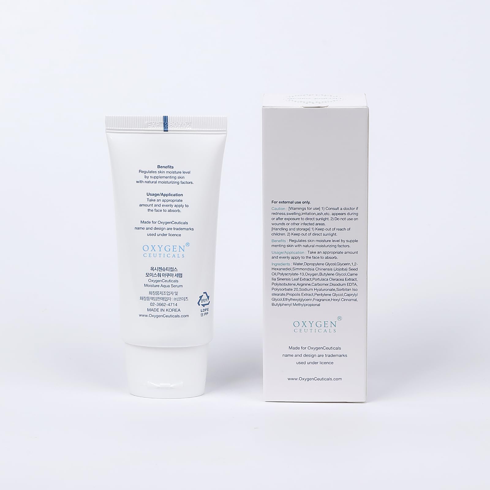 OxygenCeuticals Moisture Aqua Serum – Lightweight Hyaluronic - OxygenCeuticals