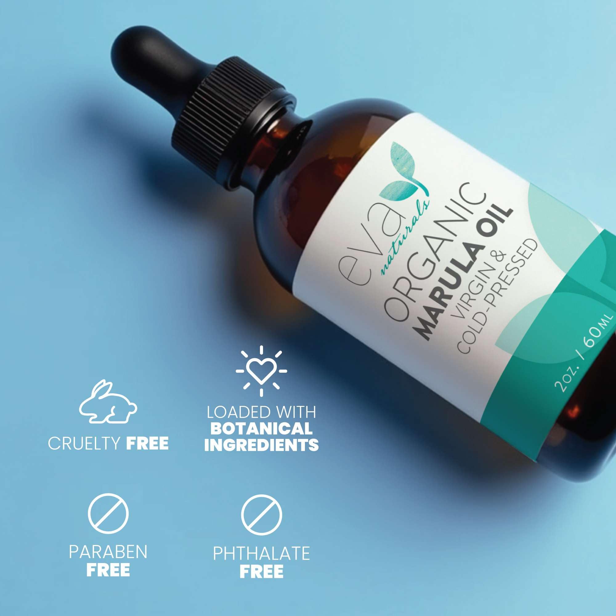 Eva Naturals 100% Pure Cold Pressed Marula Oil for Face, Hair, Body, Beard - Eva Naturals Official Product View 10