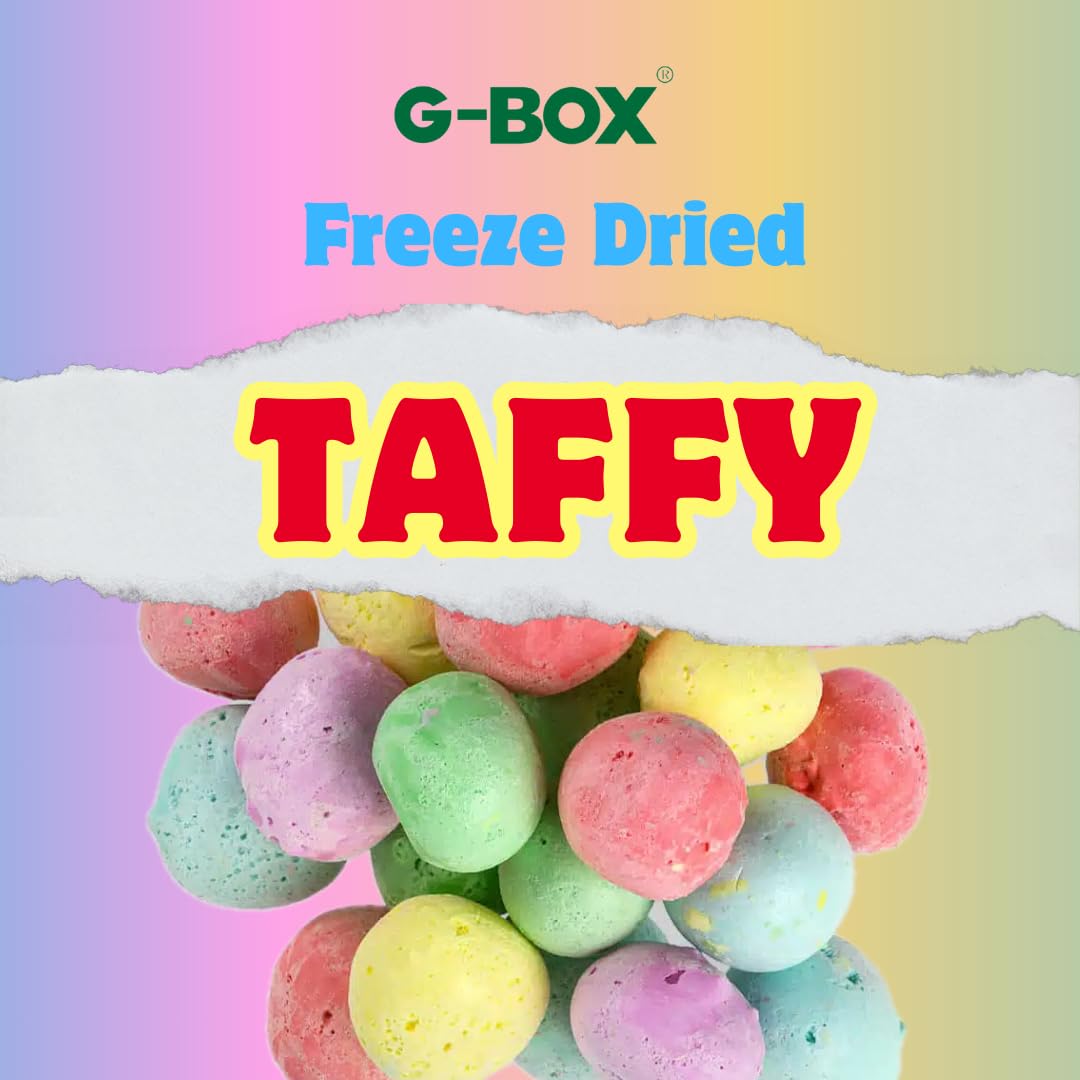 G-BOX Freeze Dried Taffy| Freeze Dried Pink Cotton Candy| TikTok Trend - View 3