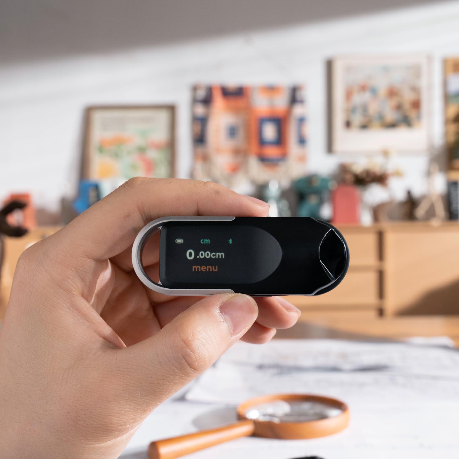 HOZO NeoRulerGO Digital Tape Measure with Laser, Smart Rechargeable Measuring To - HOZO Official Product View 3