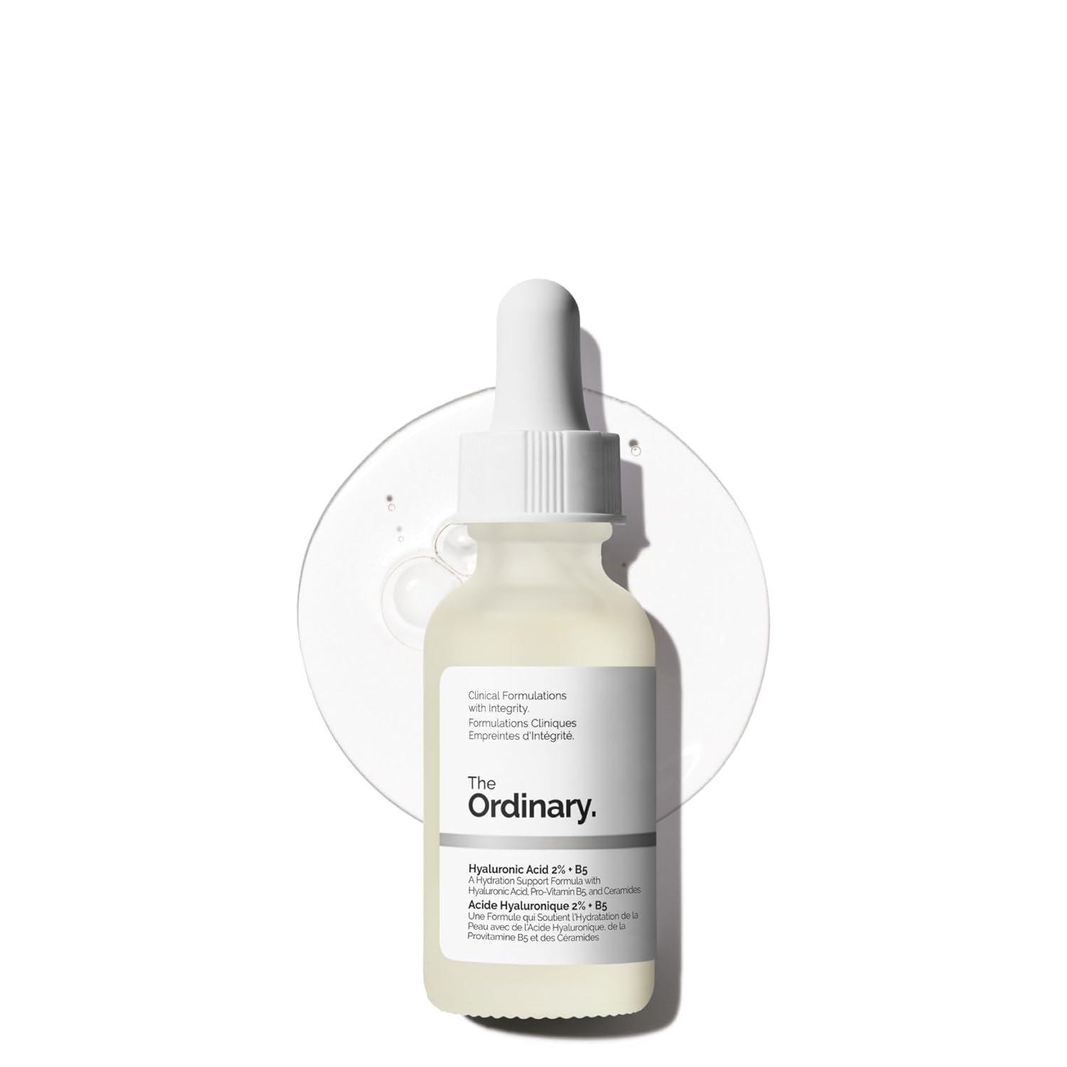 The Ordinary Hyaluronic Acid 2% + B5 (with Ceramides), Multi-Depth Hydration Serum for Plumper, Smo