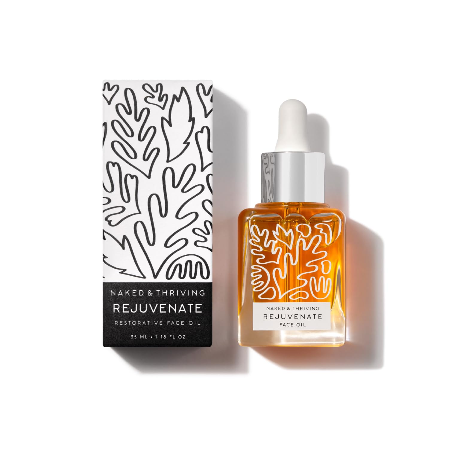 Naked & Thriving Rejuvenate Restorative Face Oil - Organic & Vegan & & - Naked & Thriving Official Product View 2