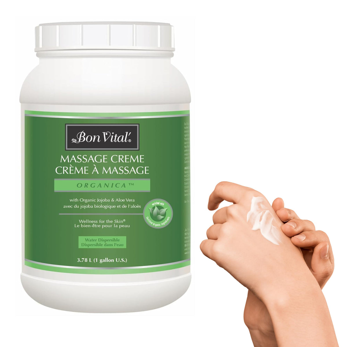 Bon Vital Organica Organic Massage Creme Jojoba Oil Therapy - Bon Vital' Official Imagery - 2