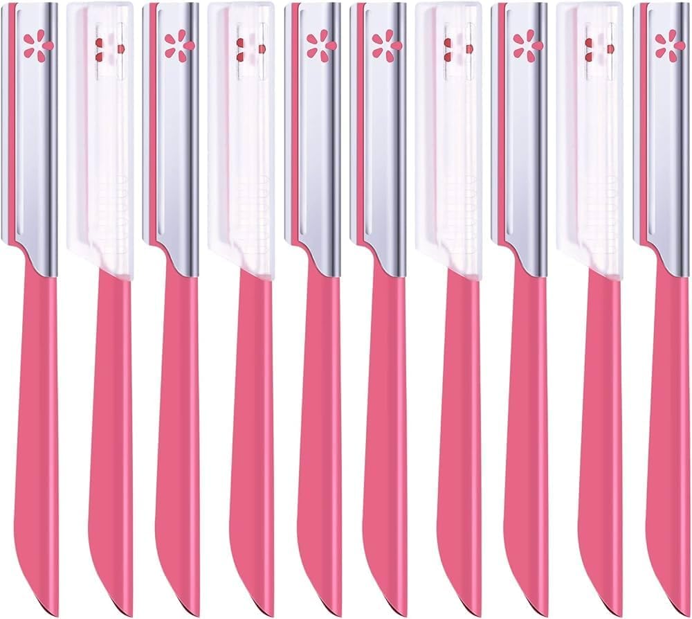 Japanese KAI Razor for Women's Face Eyebrow Shaving Care Beauty-M from Japan 10 Razors inclued - Kai Official Product View 3