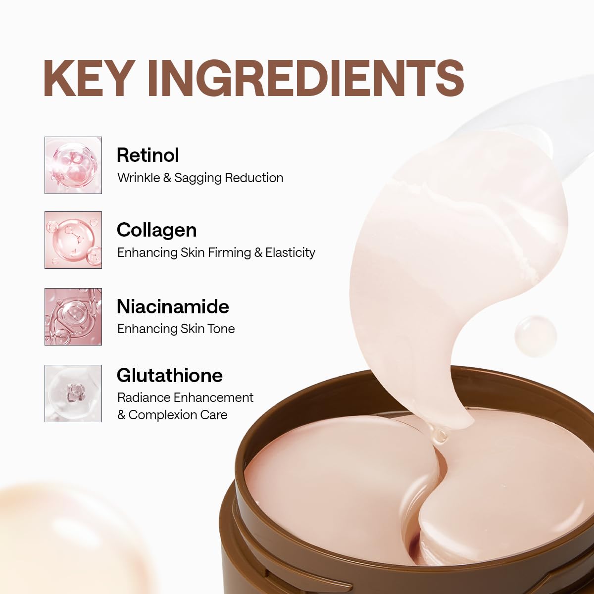 MEDIHEAL 95% Retinol & Collagen Under Eye Patches, Wrinkle Car... - MEDIHEAL Official Product View 5