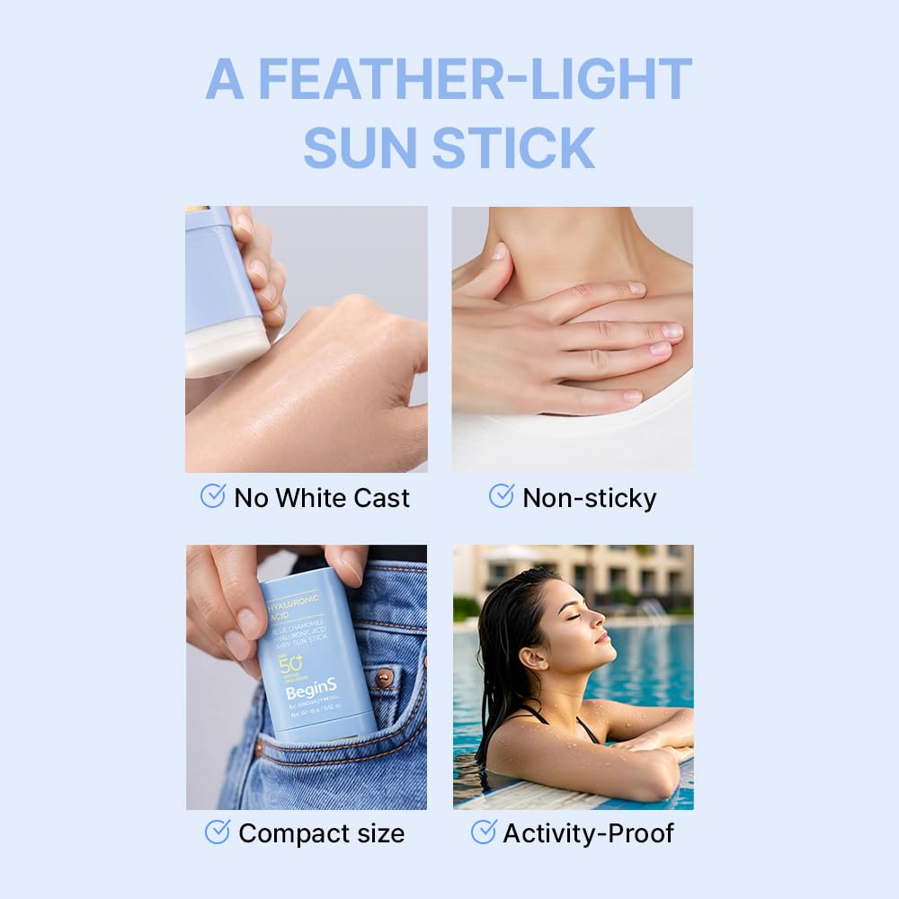 BeginS Hyaluronic Acid Airy Sun Stick - BeginS by JUNGSAEMMOOL Official Imagery - 4