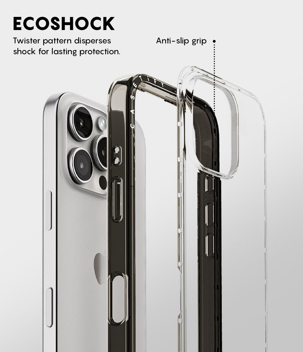 CASETiFY Magnetic for iPhone 16 Pro Max Case PC TPU Black - CASETiFY Official Imagery - 7