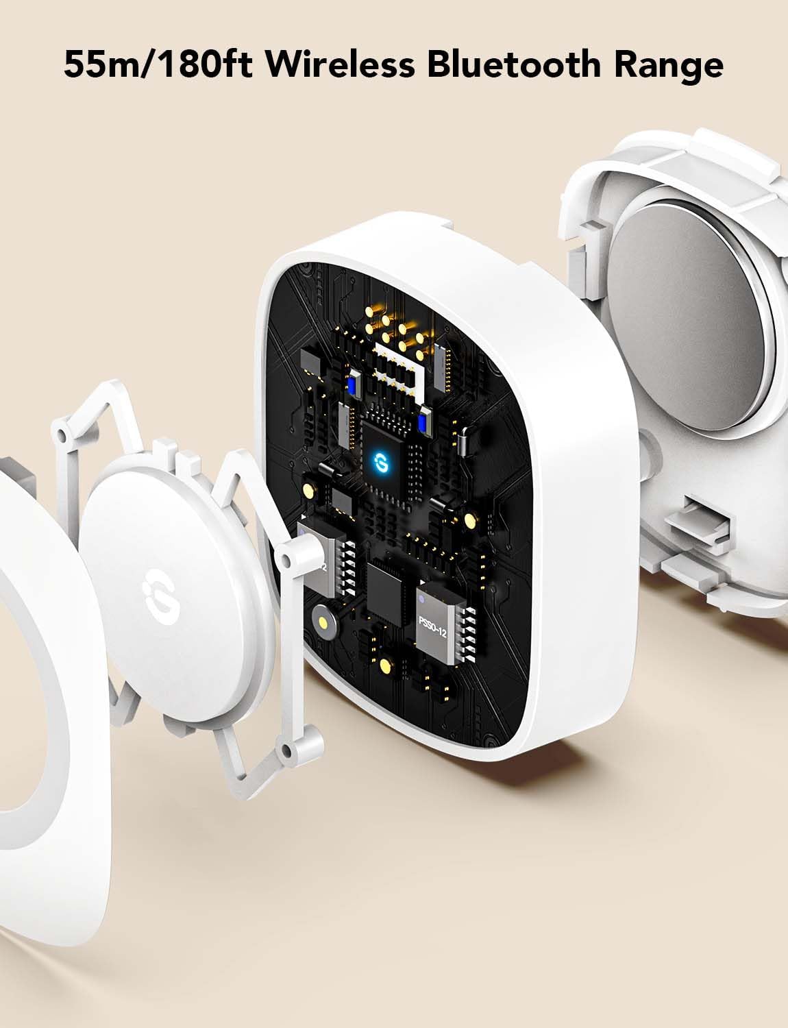 GoveeLife Wireless Mini Smart Button Sensor, Group Control Multip - GoveeLife Official Product View 4