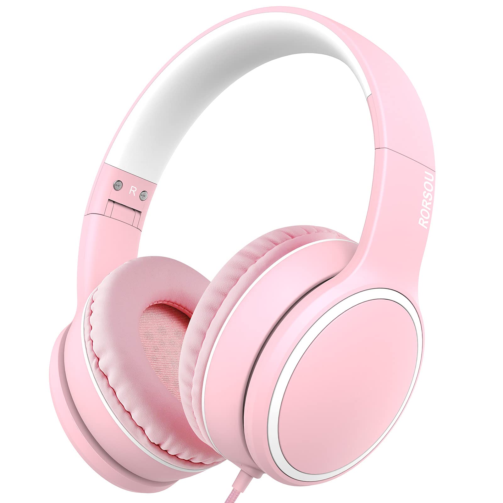 RORSOU R10 Over-Ear Headphones with Microphone, Lightweight Foldi - RORSOU Official Product View 8