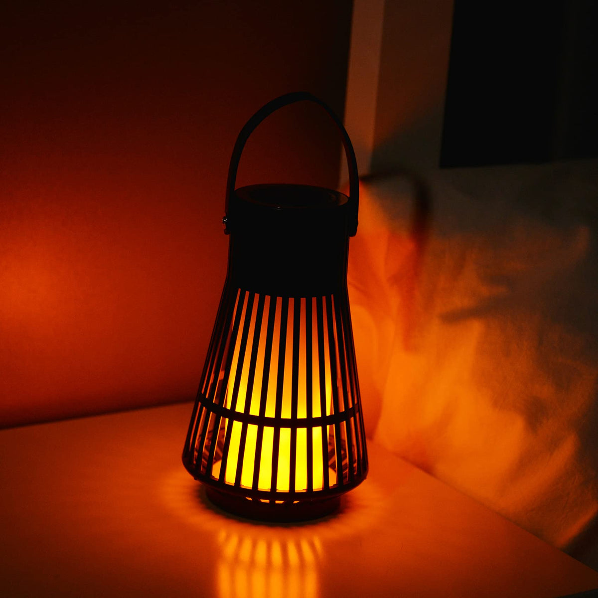 Outdoor Bluetooth Speaker with Flame Atmosphere Led - ANERIMST Official Imagery - 3