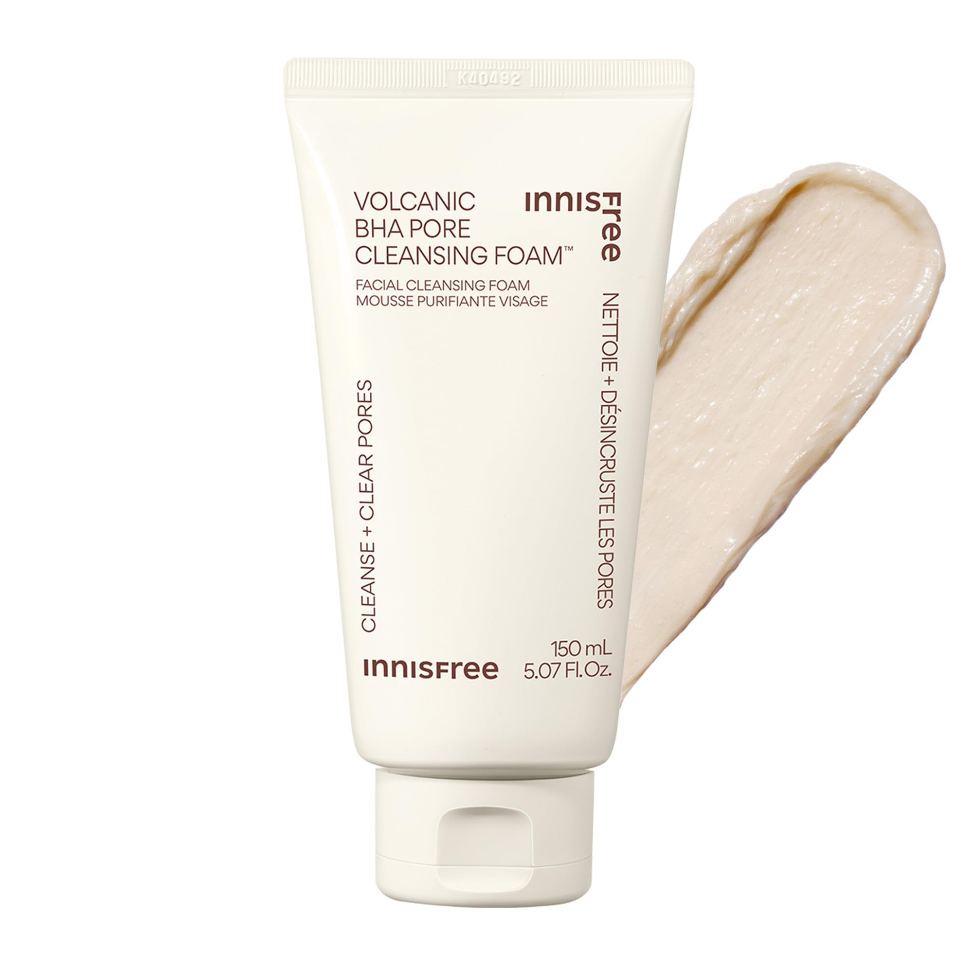 innisfree Volcanic BHA Pore Cleansing Foam with Salicylic Acid | - Product Imagery