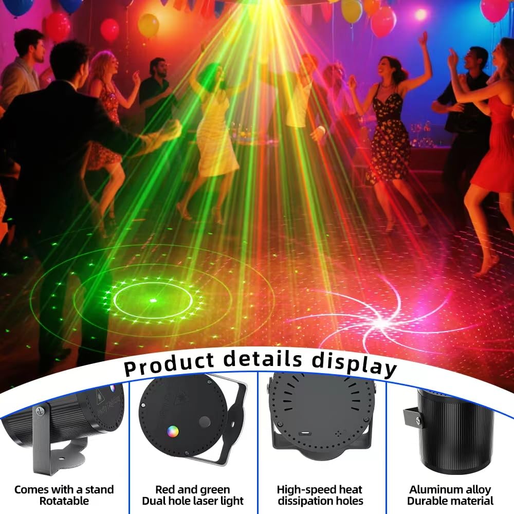Mini Disco Light Party Light Sound Activated dj Equipment 2 - Mslitely Official Imagery - 6