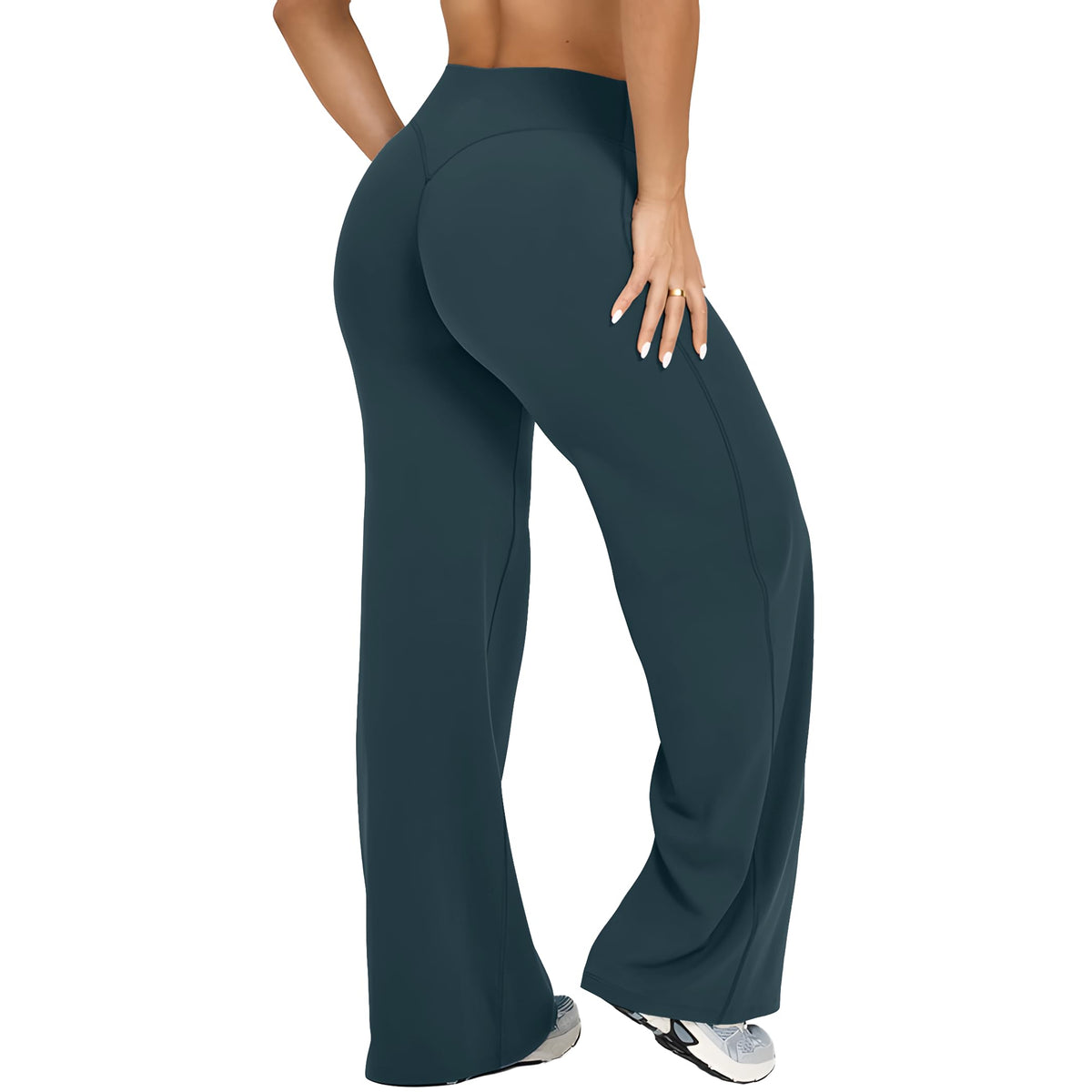 SoftMotion Straight Leg Bottoms Women Workout Leggings - TRYTO Official Imagery - 2