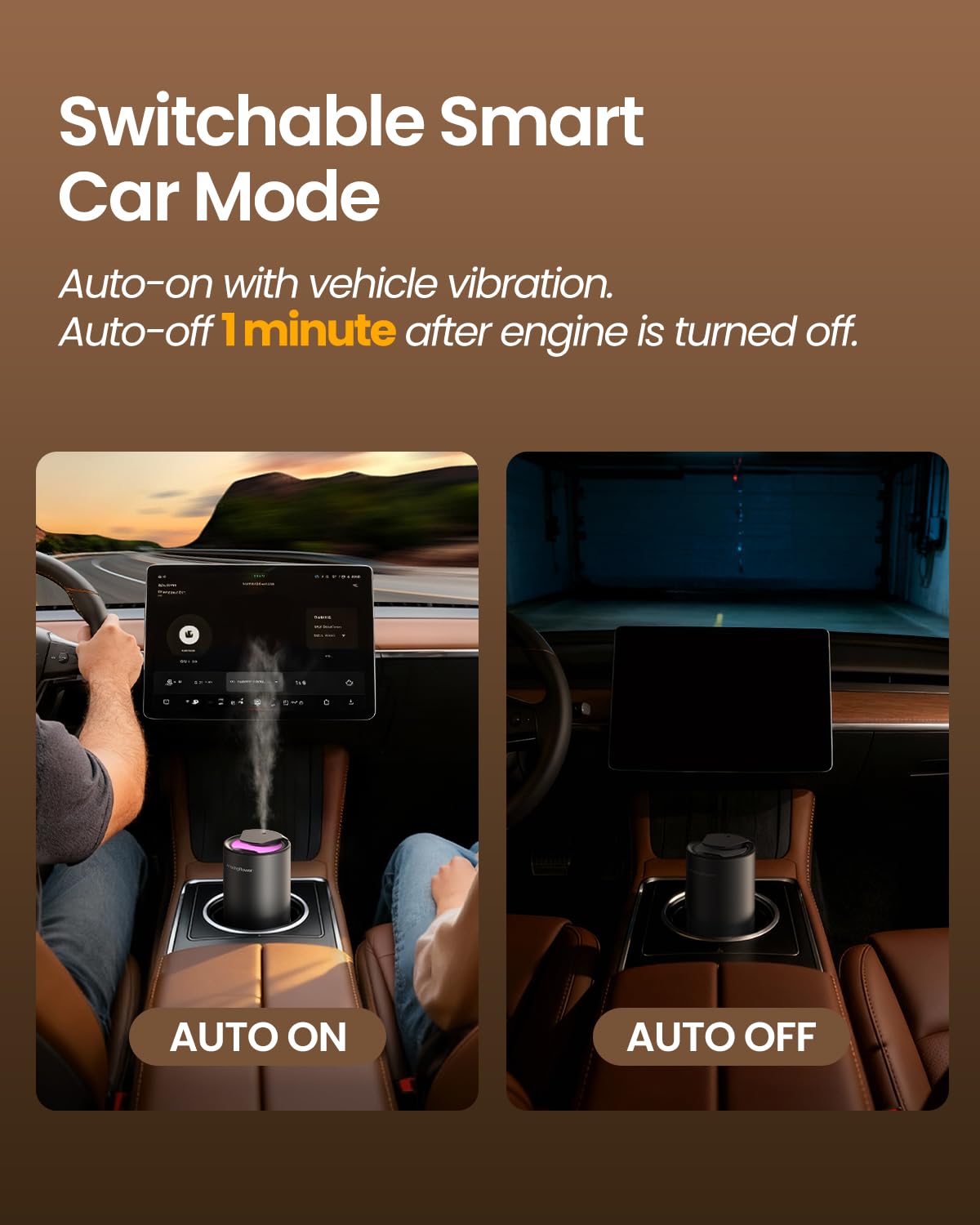 Waterless Car Diffuser for Essential Oil Air Freshener Home - AMAZING FLOWER Official Imagery - 4