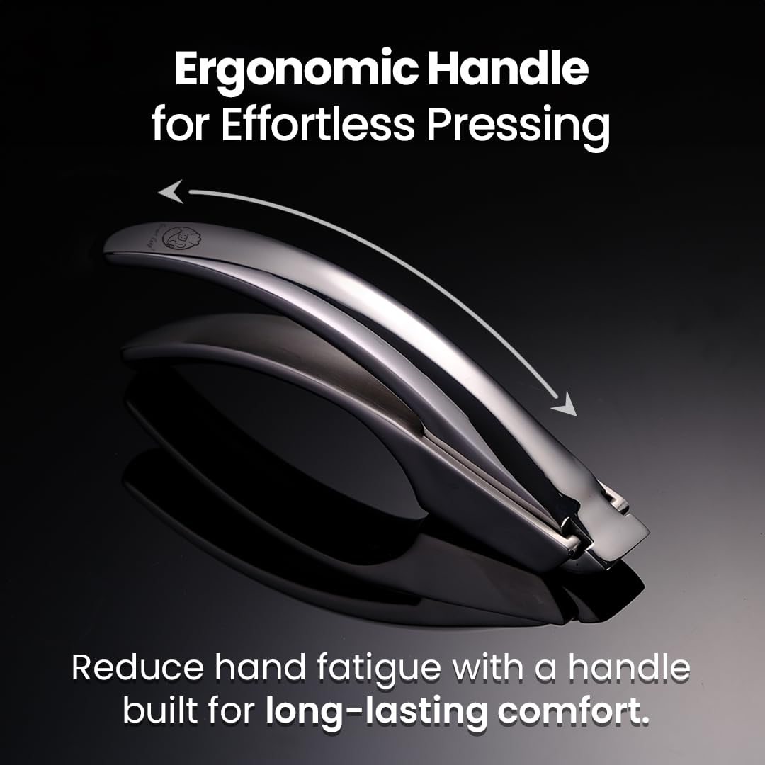 Gourmet Easy Garlic Press Lifetime Replacement, No Need to Peel, Fine - View 6