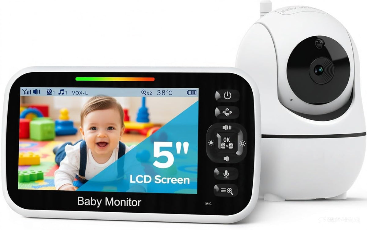 GoodBaby 5 Baby Monitor with Camera and Audio No WiFi - GoodBaby Official Imagery - 1