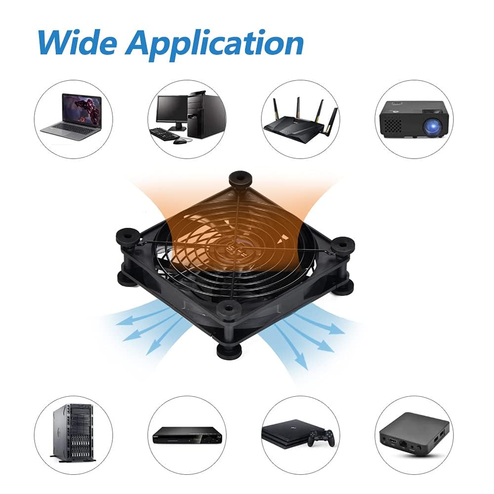 SCCCF Quiet 140mm USB 5V Portable Cooling Fan for Flat Panel TV R - SCCCF Official Product View 7