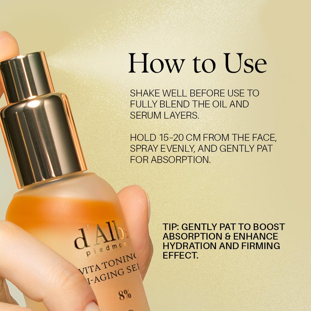 d'alba Piedmont Vita Toning Anti-Aging Spray Serum 8% (2.37 - d'alba Piedmont