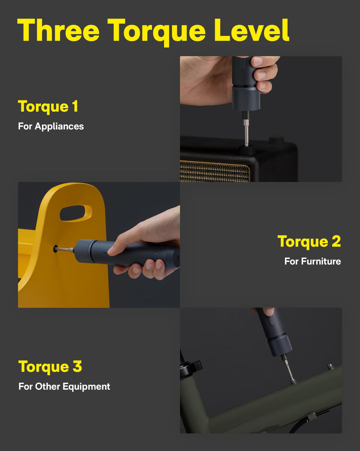 HOTO 25 Piece Upgraded Electric Screwdriver Kit Cordless - HOTO Official Imagery - 4