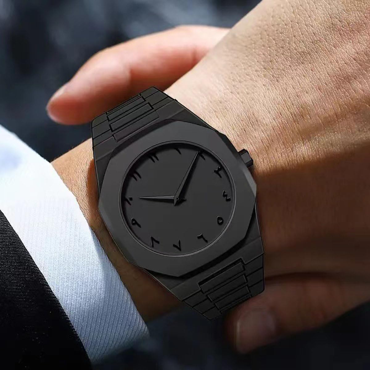 3 Pack Watches for Men Quartz Black Sports Minimalist Ultra - dayutech Official Imagery - 3