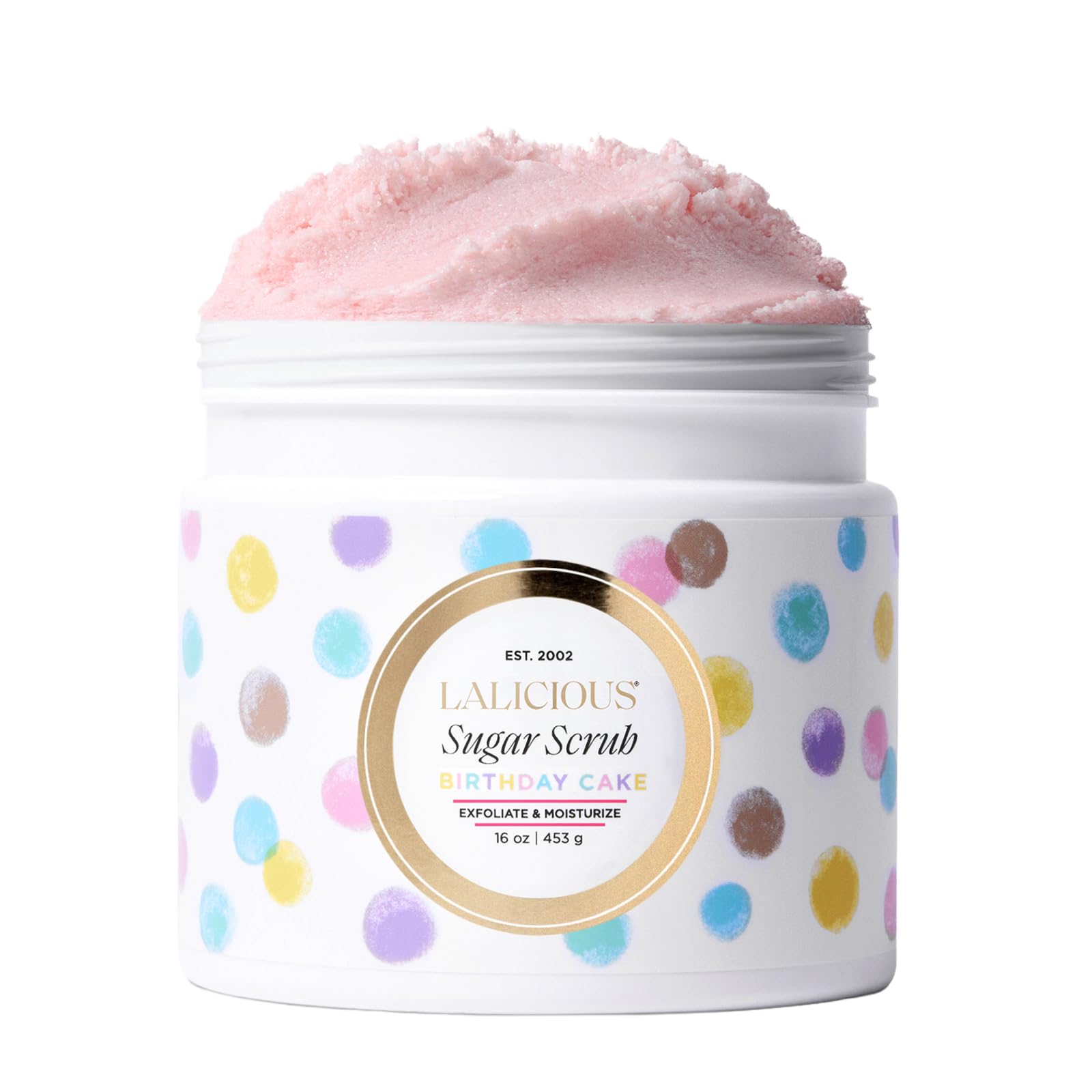 LALICIOUS Sugar Coconut Exfoliating & Moisturizing Body Scrub - Sugar & Coconut - LALICIOUS Official Product View 9