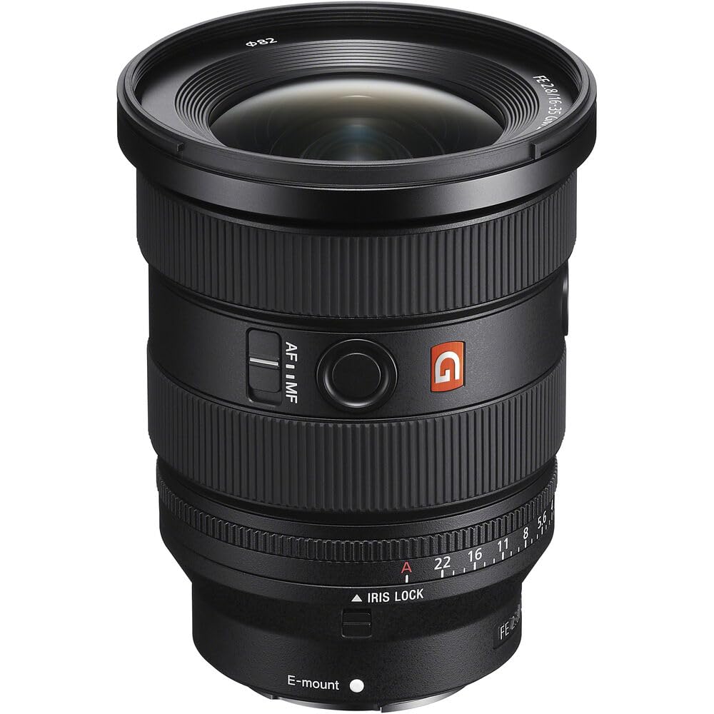 Sony FE 16-35mm f/2.8 GM II Wide Angle Zoom Lens (Sony E) (SEL1635GM2) + 64GB Memory Card + Filter Kit + Backpack + Flexible Tripod + Cap Keeper + Cleaning Kit + Memory Card Wallet + More (Renewed)