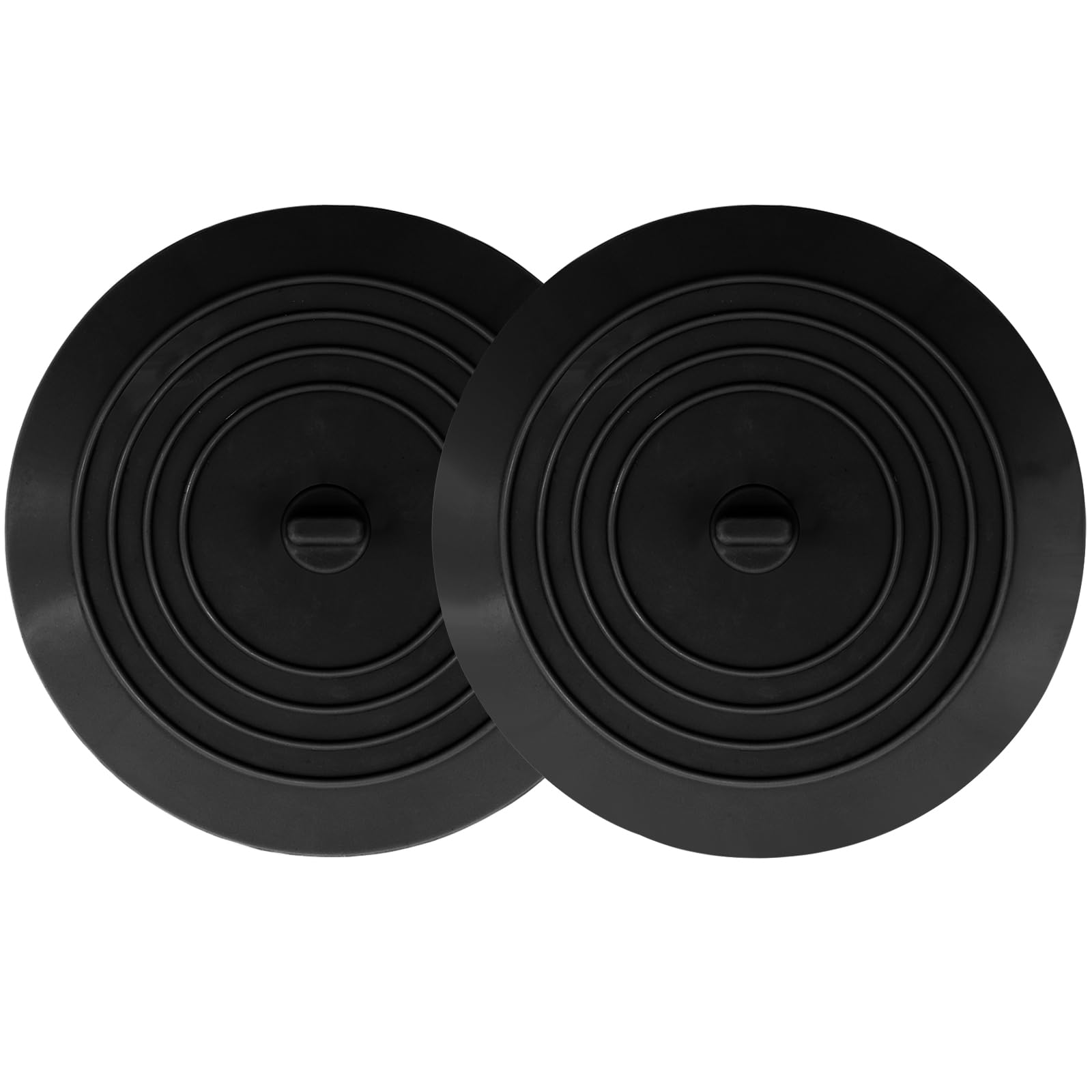 V-TOP Tub Stopper 2 Pack, 6 inches Large Silicone Drain Plug Hair by V-TOP - Angle View 8