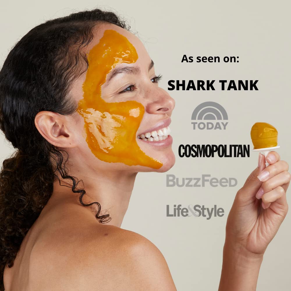 Beauty Pops by Love & Pebble | Turmeric Mask Glow Enzyme Jar Refill | - View 8