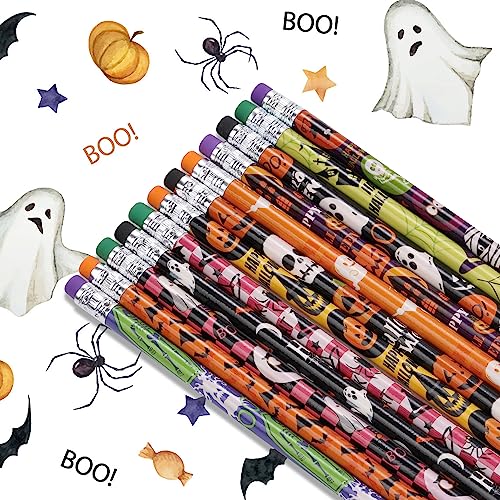 xutengy 72Pcs Halloween Pencils Stationery Party Favors Set， - Product Imagery