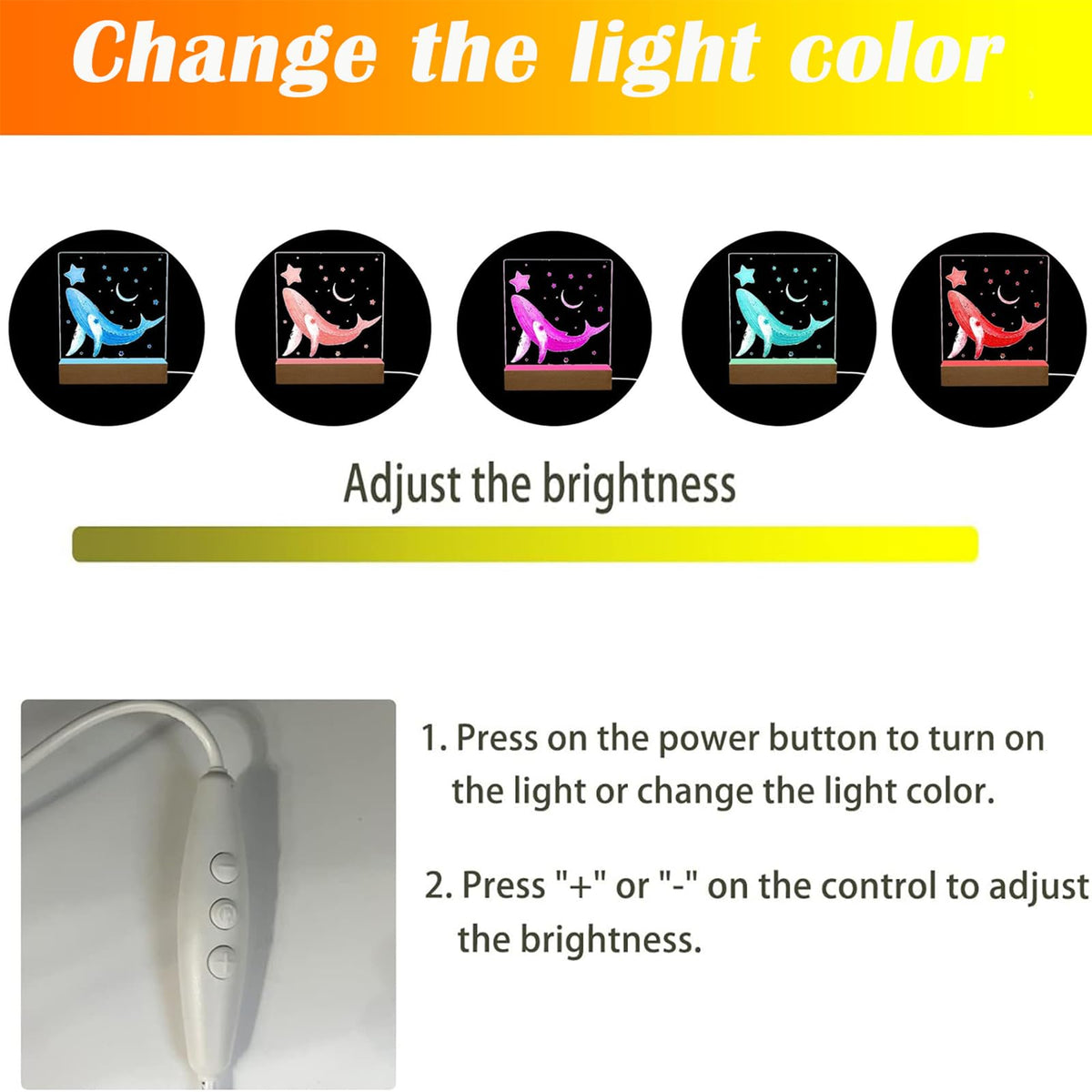 4Pcs Rectangle Wood LED Light Stand Display Base for - Lyshujli Official Imagery - 5