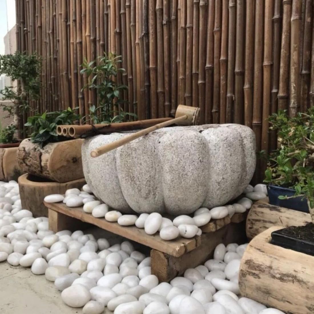 10lbs White River Rocks 2 3 Inch Natural Pebbles for Indoor - YISZM Official Imagery - 4