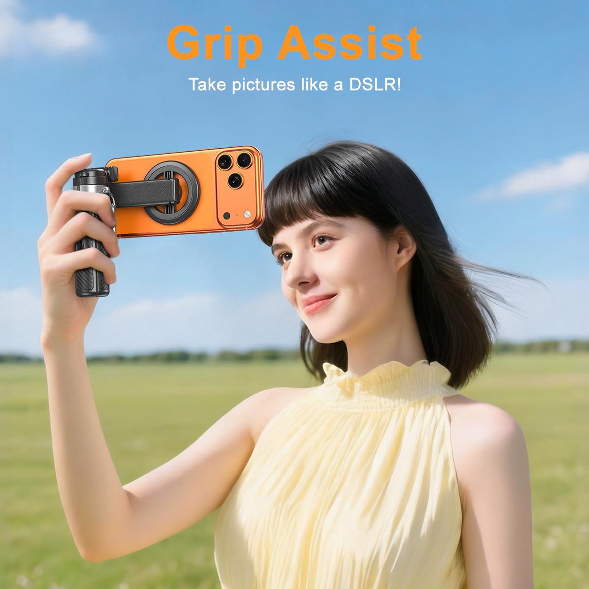Upgrated 5 in 1 Magnetic Selfie Stick with Remote for Cell - XO Official Imagery - 5