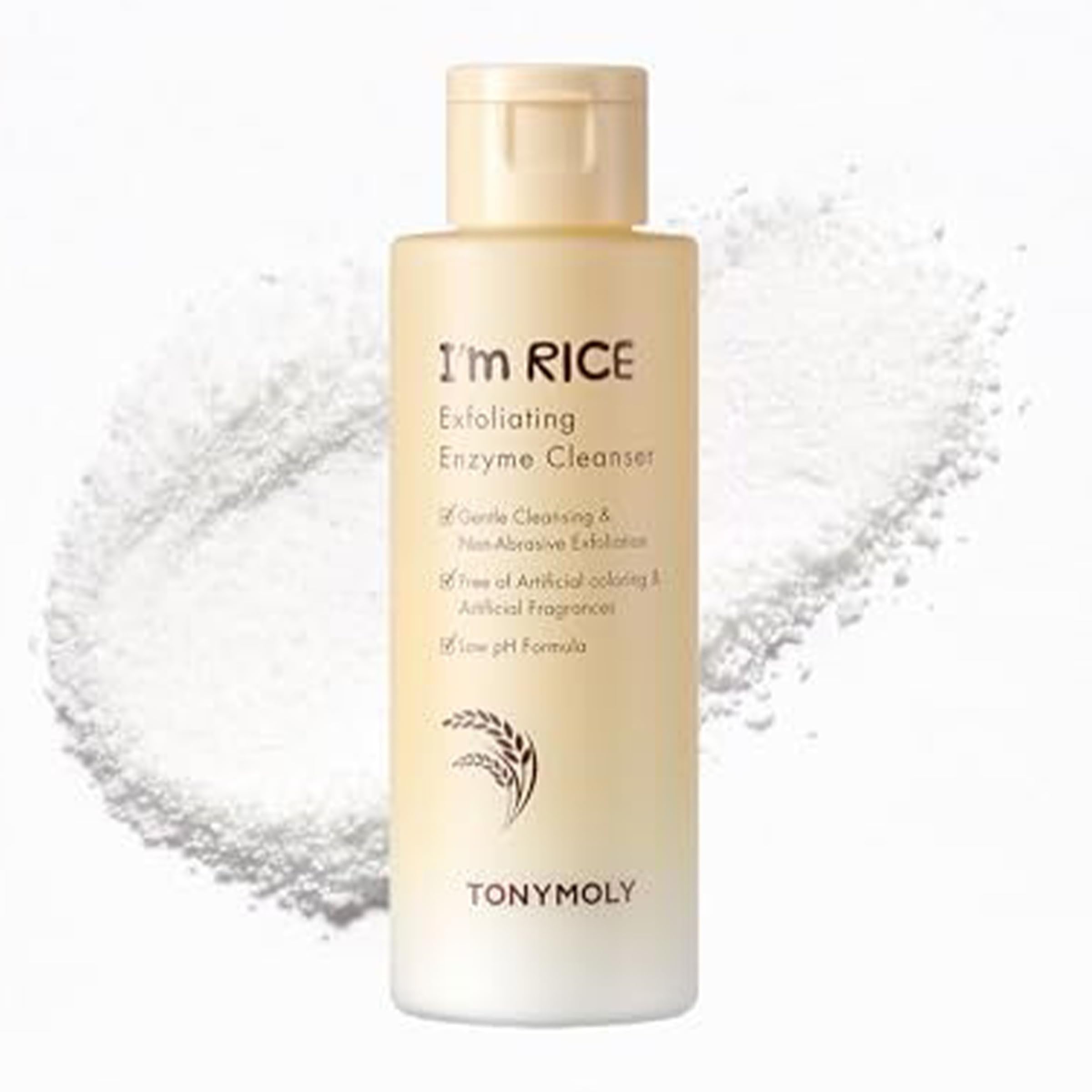 TONYMOLY I'm Rice Enzyme Cleanser - Rice Powder and Papaya - Product Imagery