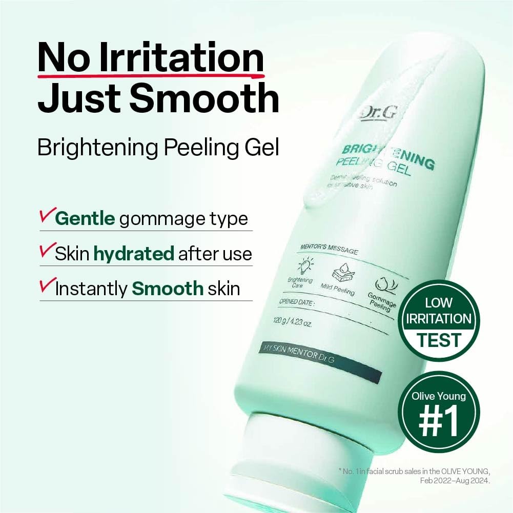 Dr.G Brightening Peeling Gel, Korean Skincare, 4.23 fl oz - Dr.G