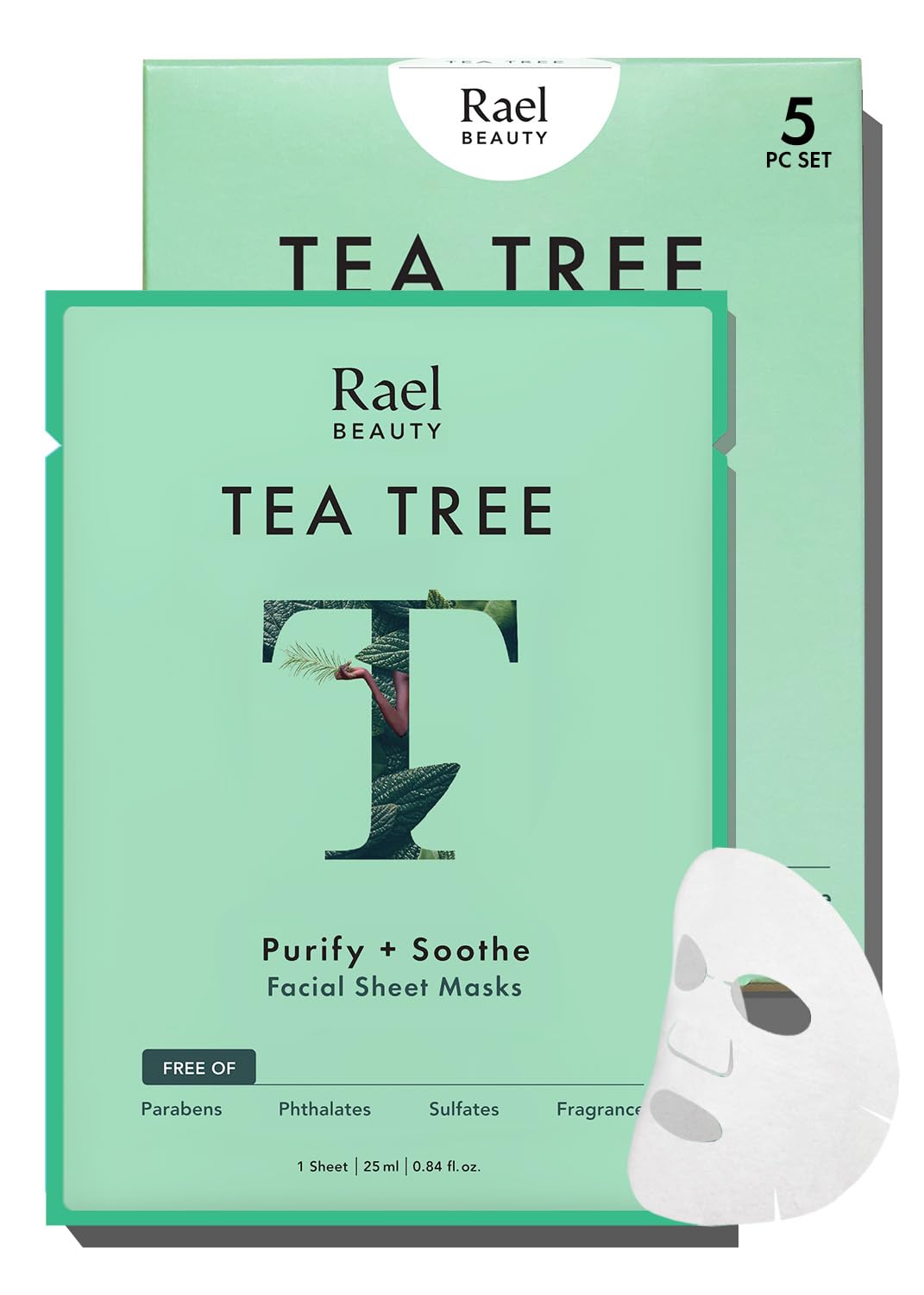Rael Facial Masks Hydrating &amp; Soothing Skincare Daily Beauty - Rael